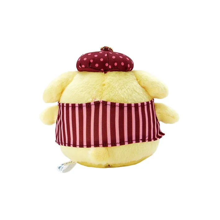 Sanrio Pudding Dogs Pompompurin Sanrio Strawberry Chocolate Collection Pompompurin Dolls Plush Pendant 15cm High-1