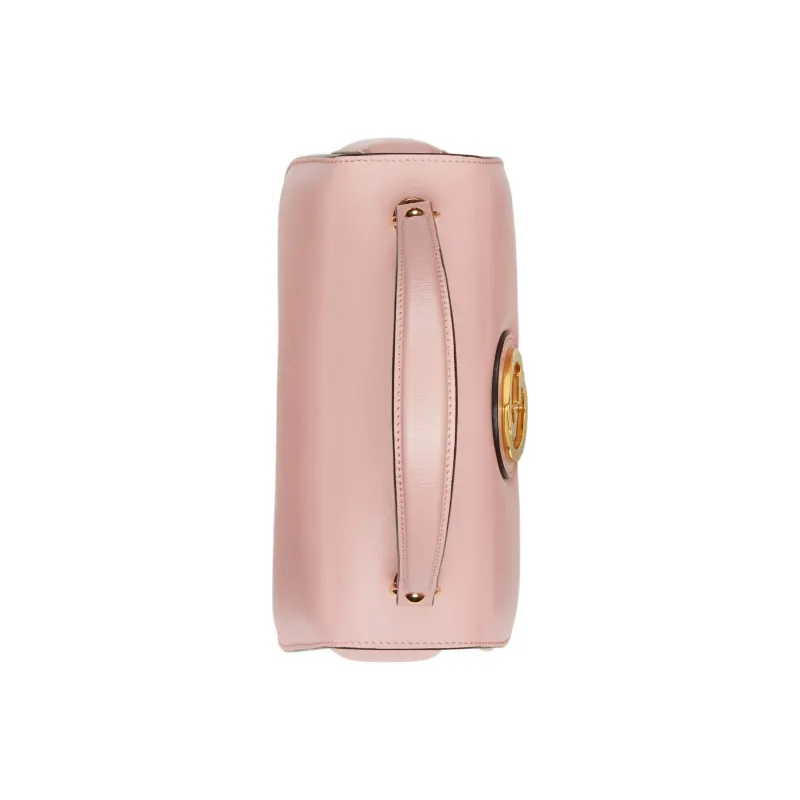 GUCCI Blondie Leather Shoulder Bag Crossbody Bag Handbag Small Size Women's Pink-6