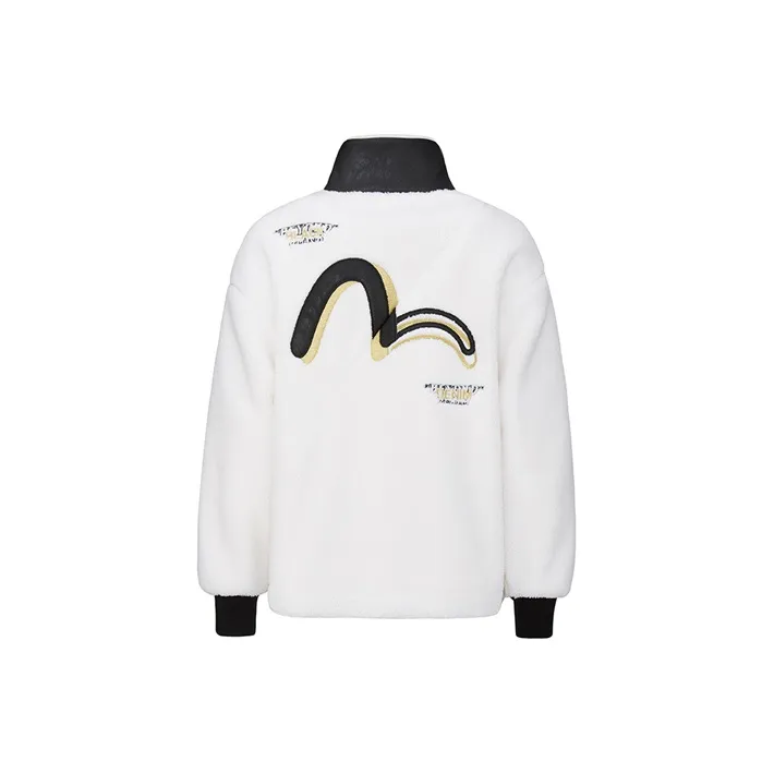 EVISU Velvet Jackets Women's White-1