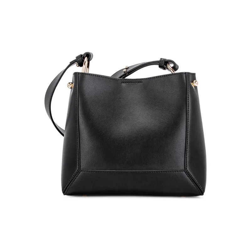 Hush Puppies Cow Leather Bucket Bags Shoulder Bags Women's Coffee-10