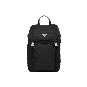 PRADA Recycled Nylon Backpack Men's Black