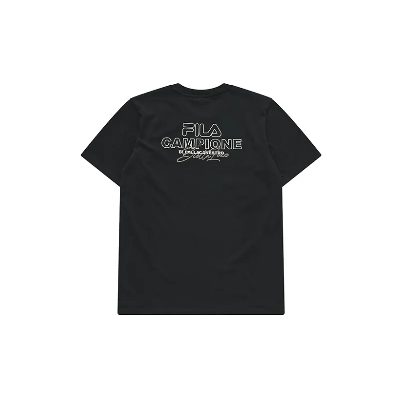 FILA FUSION T Shirt Men's Pitch Black-1