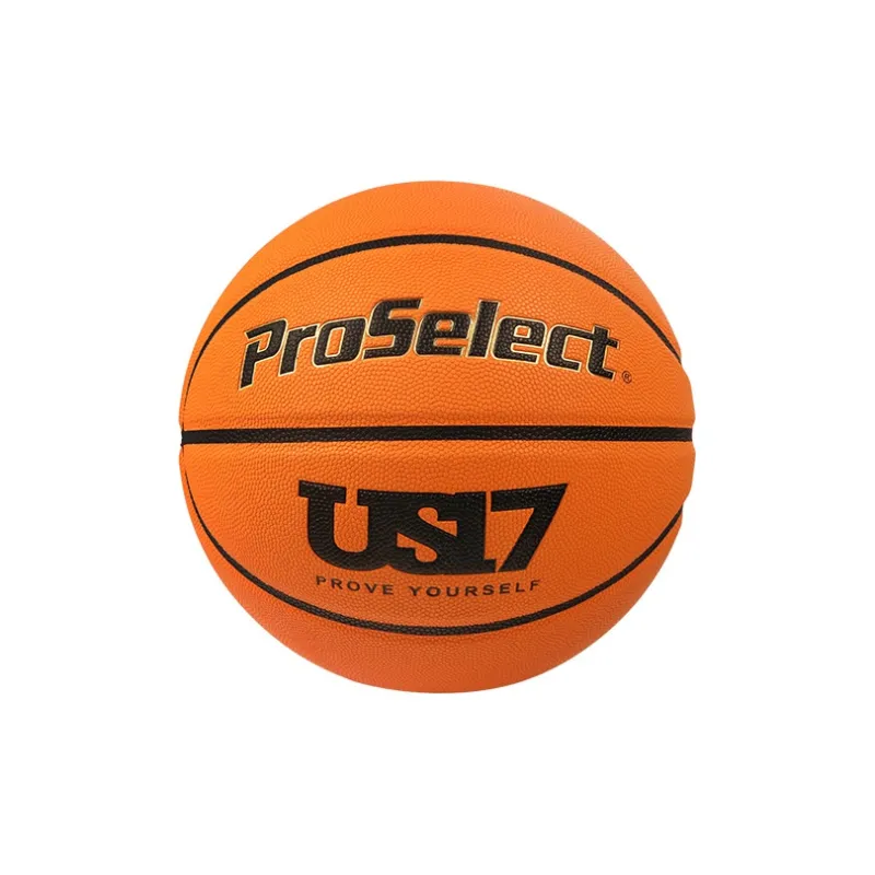 ProSelect x US17 Microfiber Leather Basketball Brown Size 7 Training Unisex-0