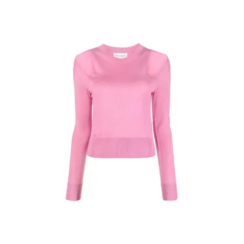 Alexander McQueen Sweaters Women's Rose Pink