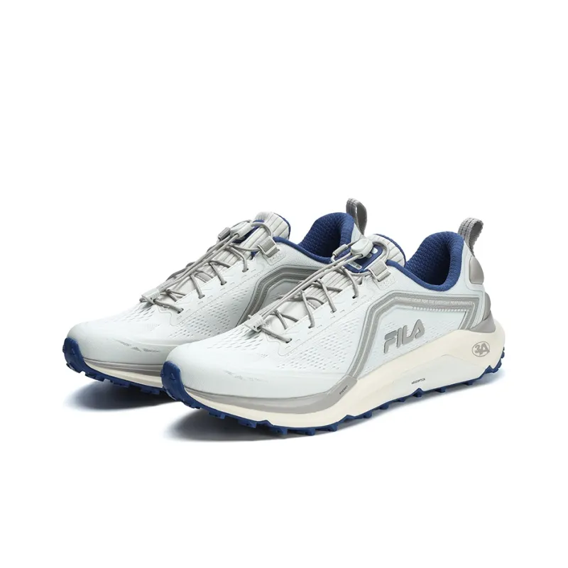 FILA 3A LYNX ATR Anti Slip Wear Resistant Low Top Running Shoes Men's Multiple Mist Gray Trail Running-1