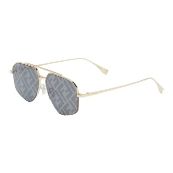 FENDI Alloy Frame Aviator Sunglass Men's