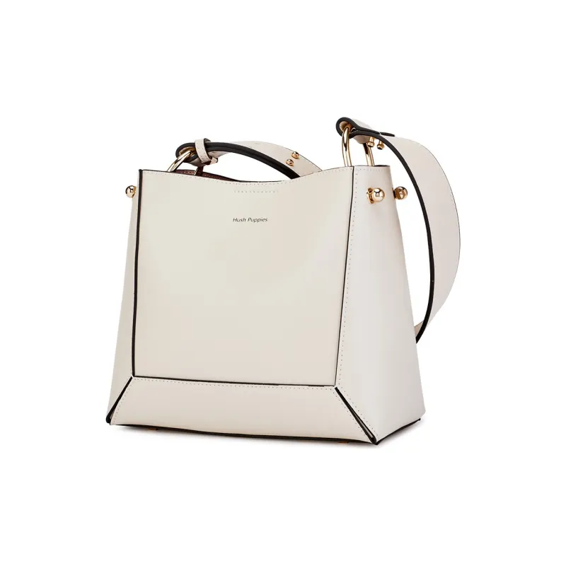 Hush Puppies Cow Leather Bucket Bags Shoulder Bags Women's Coffee-15
