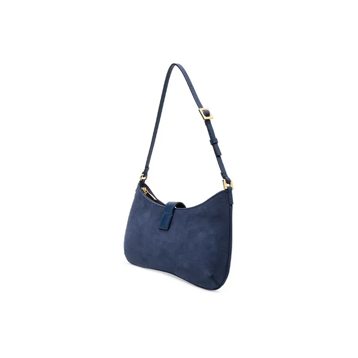 Jacquemus Nubuck Handbag Shoulder Bag Women's Navy-1