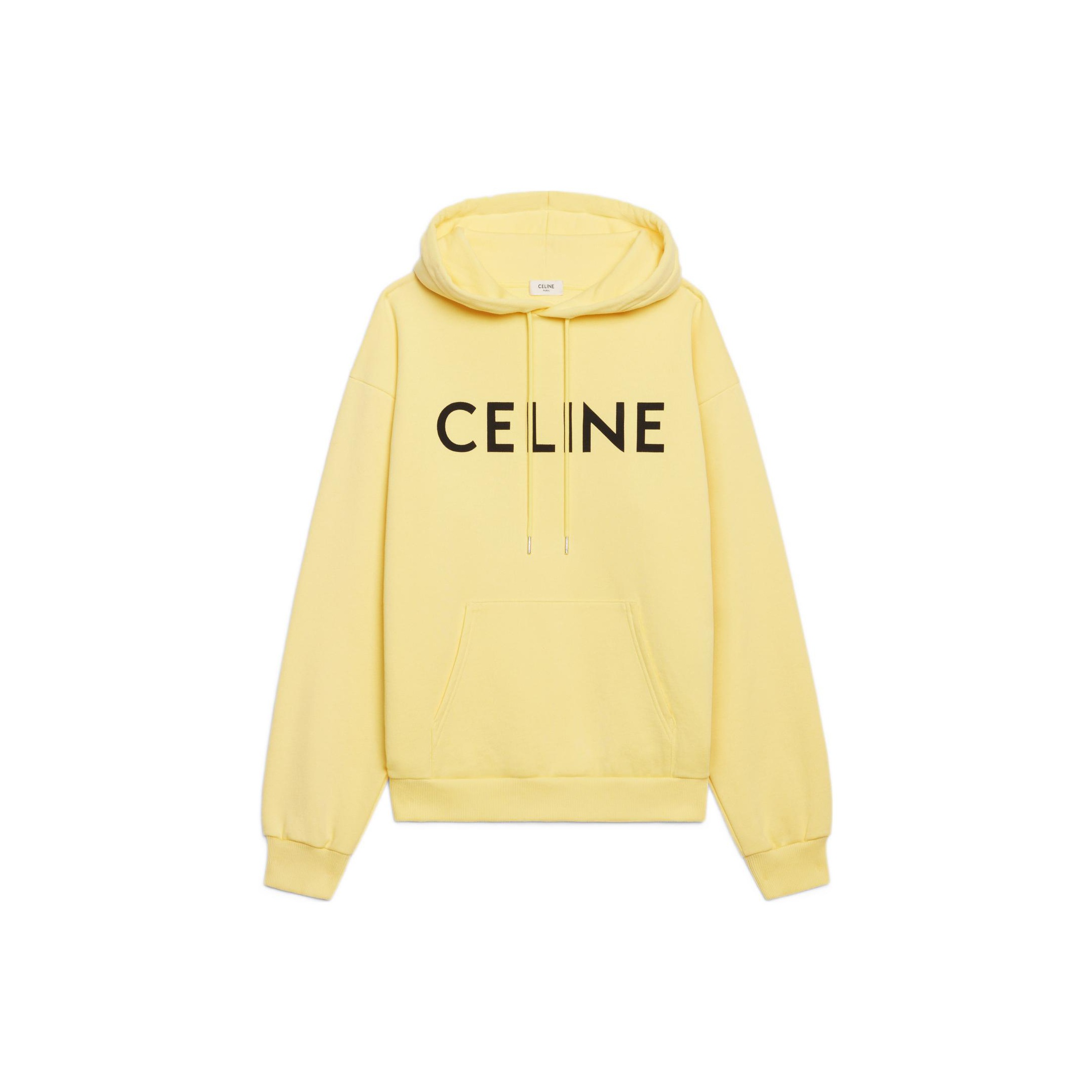 CELINE Sweatshirts Unisex Yellow Black POIZON