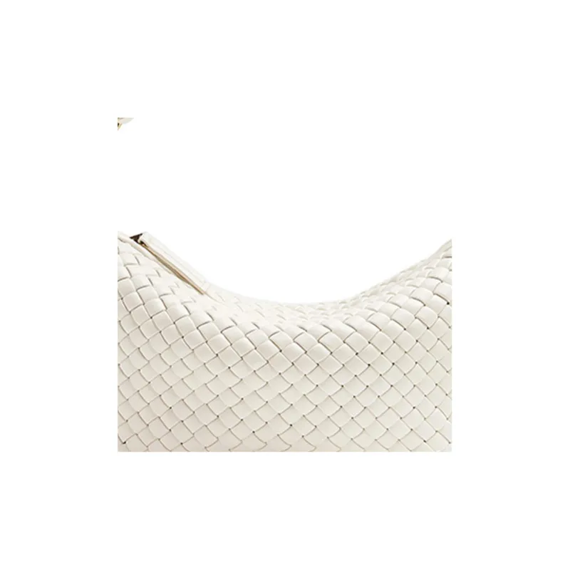 Bottega Veneta KNOT Lambskin Handbag, Shoulder Bag Women's White-4