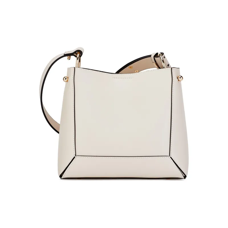 Hush Puppies Cow Leather Bucket Bags Shoulder Bags Women's Coffee-17