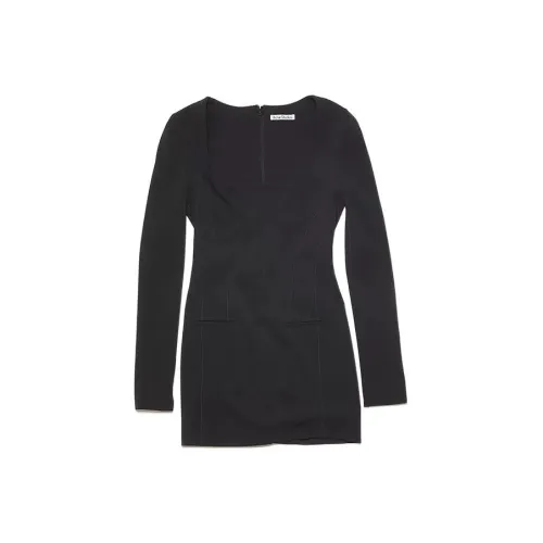 Acne Studios Long-Sleeved Dresses Women's Black