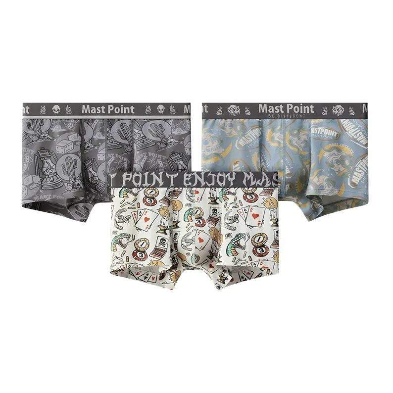 Mast Point Underpants Men's 3 Pack With Gift Box Set Included-0