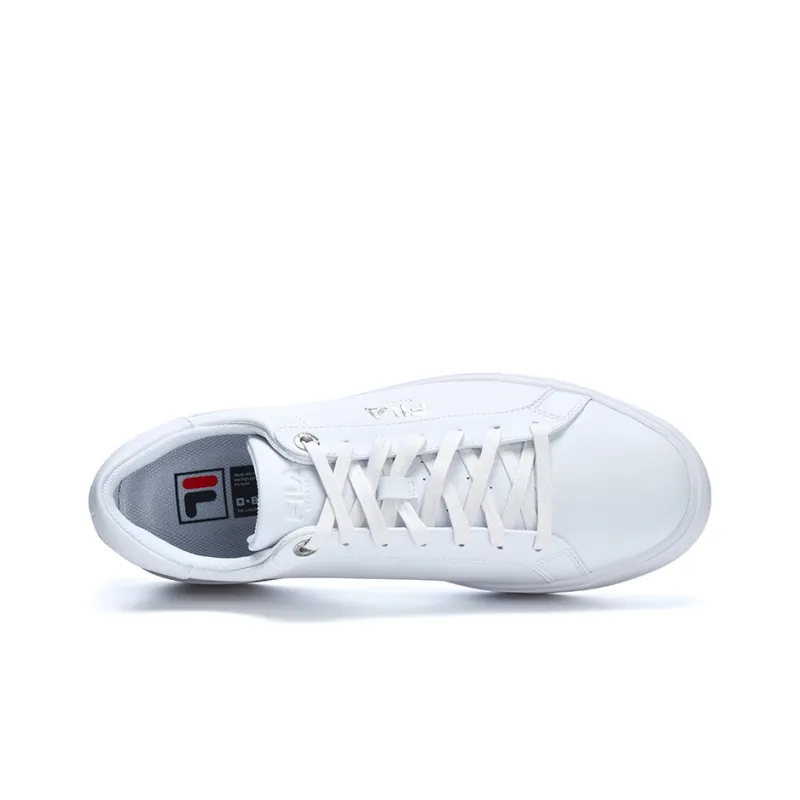 FILA 1911 2.0 Anti Slip Wear Resistant Low Top Skateboard Shoes Men's FILA White-2