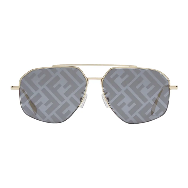 FENDI Alloy Frame Aviator Sunglass Men's-1