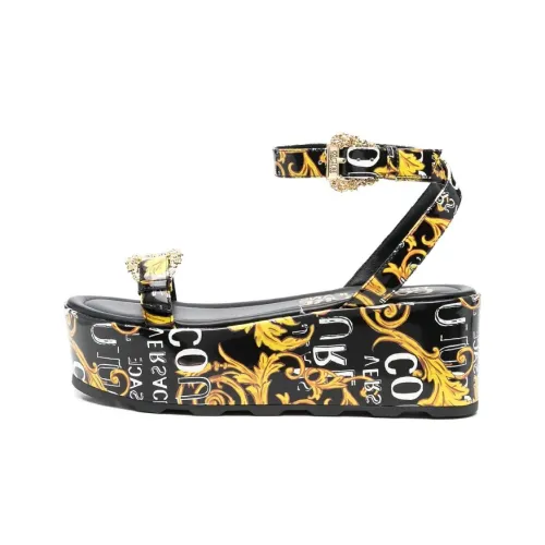 VERSACE JEANS Couture Baroque Pattern-print 70mm Sandals