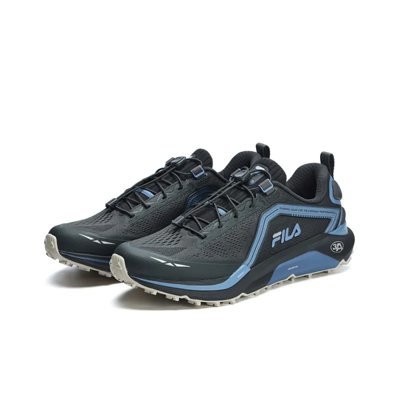 FILA 3A LYNX ATR Wear Resistant Low Top Trail Running Running Shoes Men's Gray Blue-1