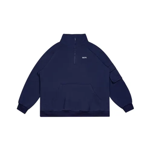 WAYNEXZAVIER Sweatshirts Men Blue