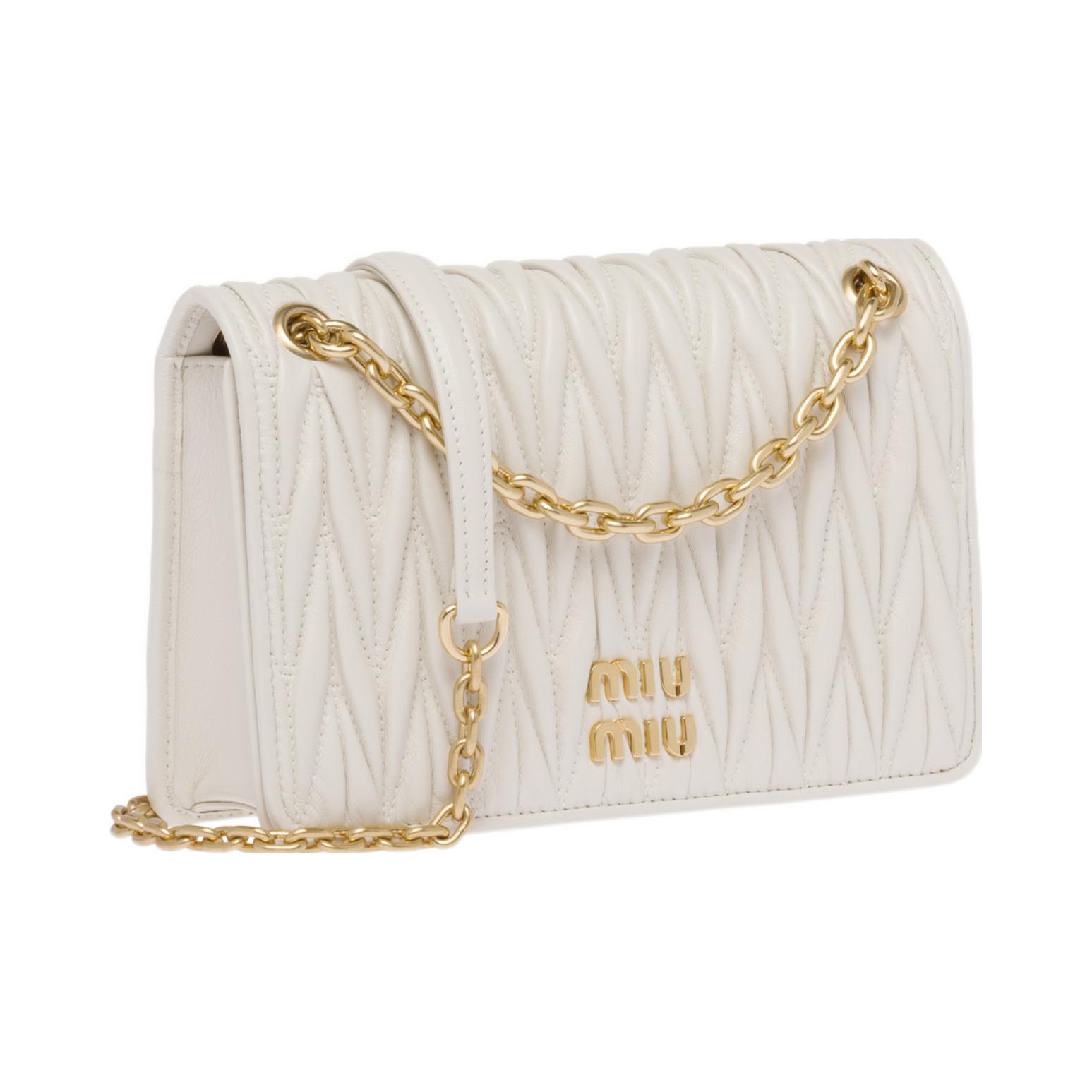 MIU MIU Matelassé Shoulder Bags - POIZON