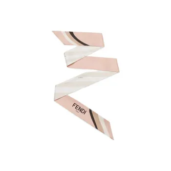 FENDI Silk Scarves Women's Beige