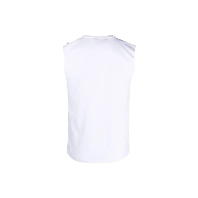 PHILIPP PLEIN Logo print Cotton Tank Top-1