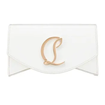 CL LUBOTING Calfskin Shoulder Bag, Crossbody Bag Women's White