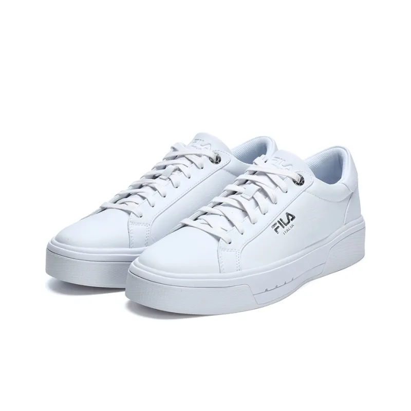 FILA 1911 2.0 Anti Slip Wear Resistant Low Top Skateboard Shoes Men's FILA White-1