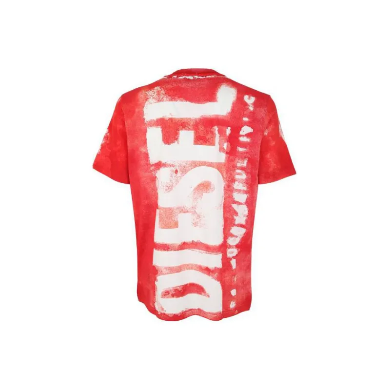 DIESEL T-Shirts Men Red-1