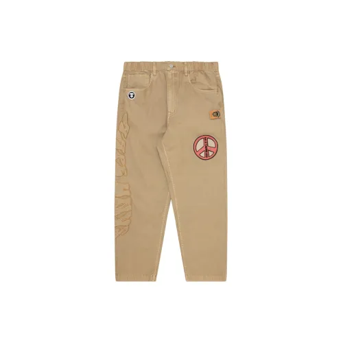 Aape Casual Pants Men Brown BGD