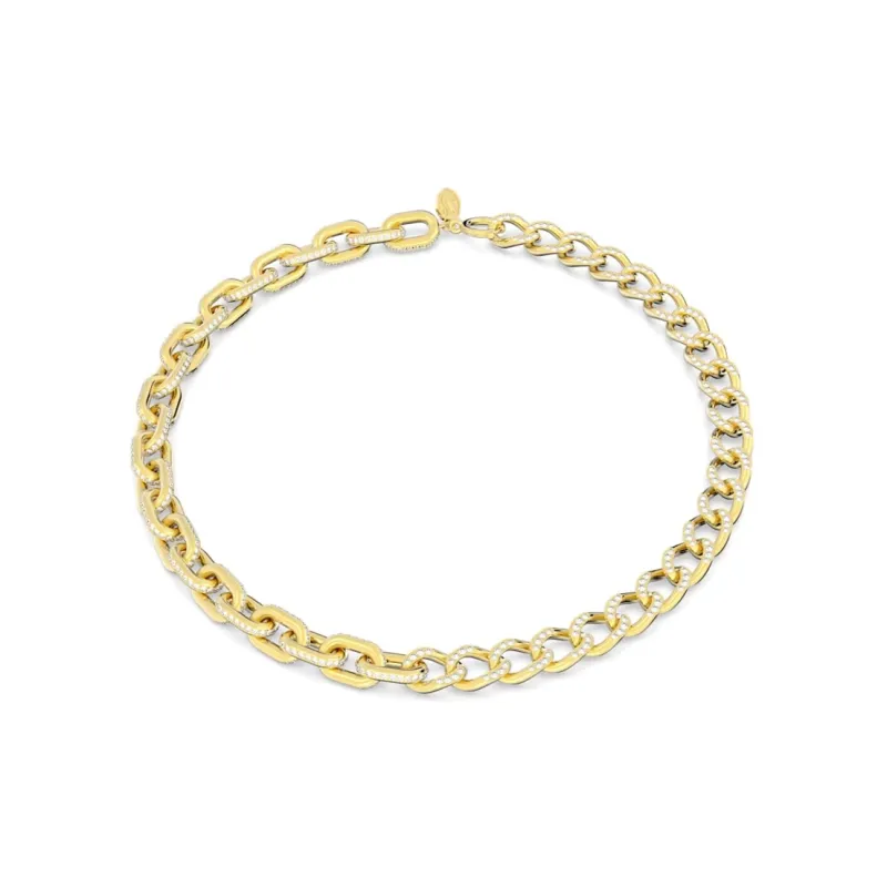 Swarovski Faux Crystal Necklaces Women's Gold-0