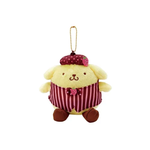 Sanrio Pudding Dogs Pompompurin Sanrio Strawberry Chocolate Collection Pompompurin Dolls Plush Pendant 15cm High