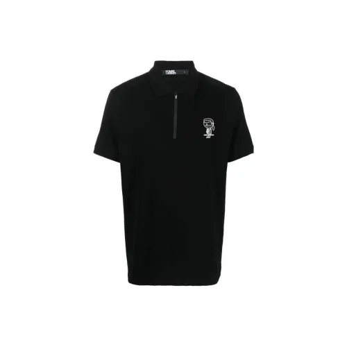 KARL LAGERFELD / Karl Lagerfeld Jeans Polo Shirts Men Black