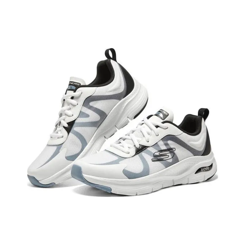 Skechers Arch Fit 'White Blue'-2