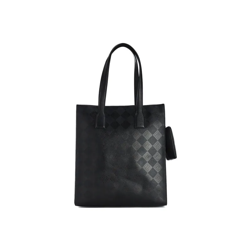 FILA Fusion Polyurethane With Synthetic Leather Handbag, Shoulder Bag Unisex Black-2