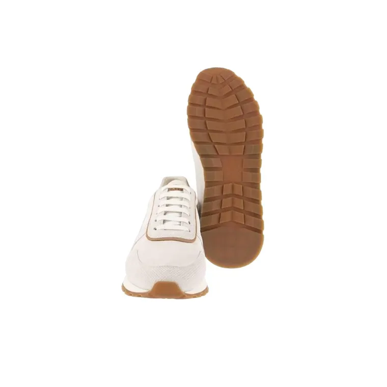 Brunello Cucinelli Low-Top Sports Casual Shoes Men's White Brown-4