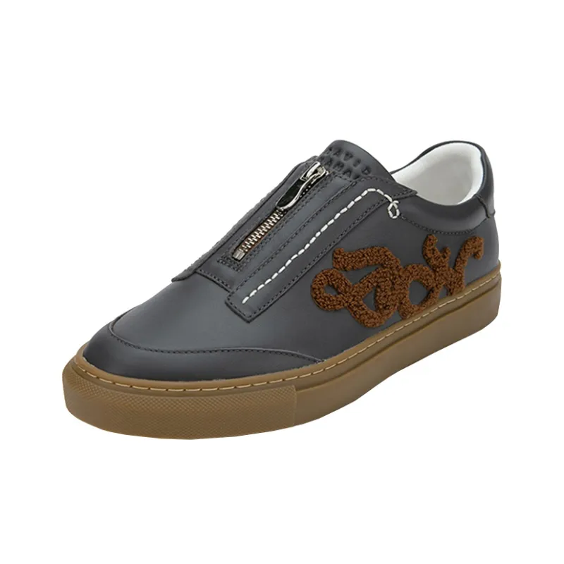 DAVID NAMAN Stylish Skateboarding Shoes Men's Gray-2