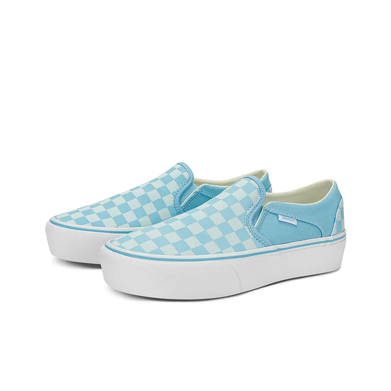Vans Asher Platform California 'Blue White' Women's-2