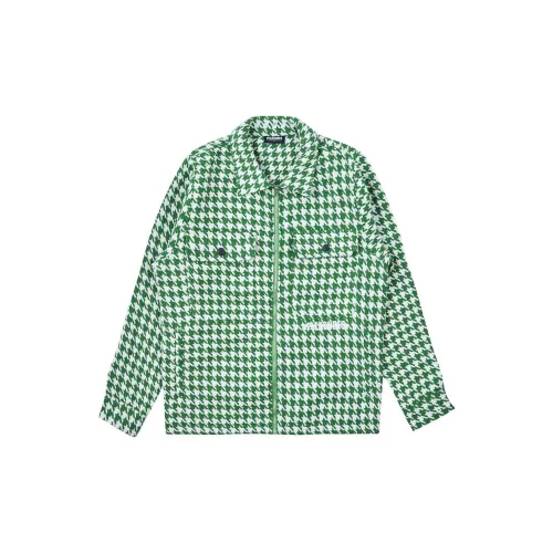 PLEASURES Jackets Men Green