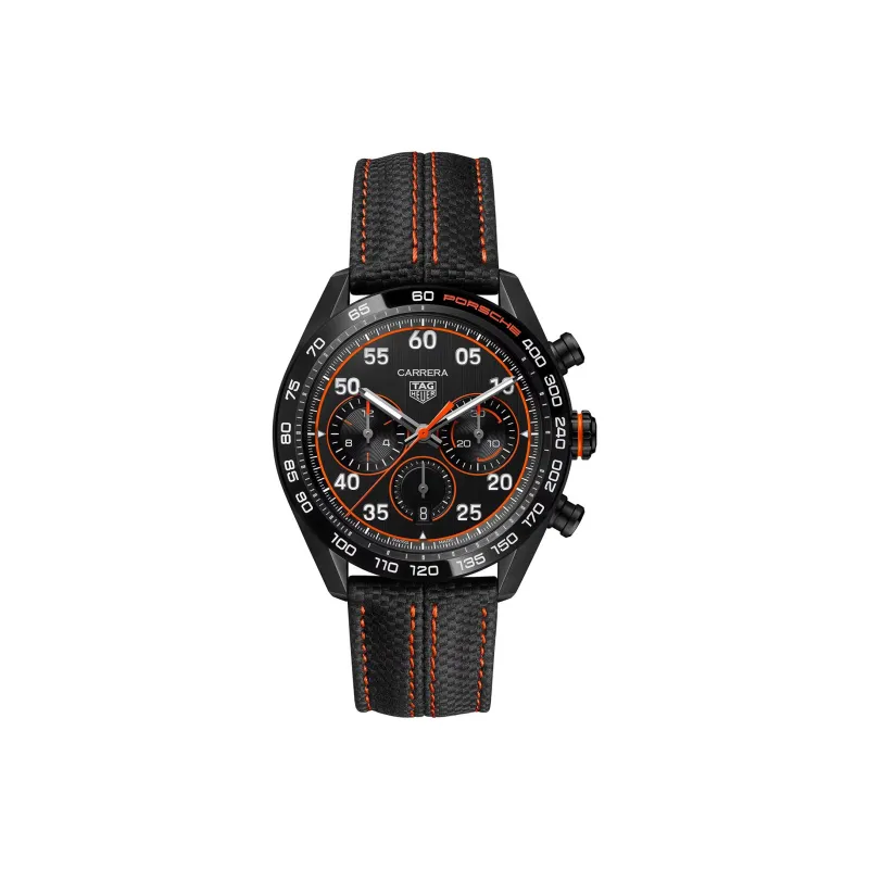 TAG HEUER Carrera Collection Automatic Mechanical Movement Men's Watches Watch 44mm Black Dial CBN2A1M.FC6526-0
