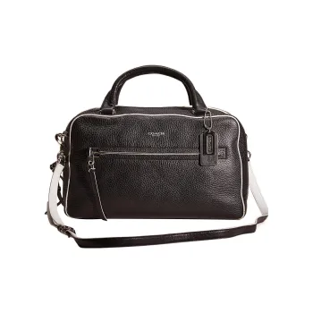 COACH Bleecker Edge Patent Leather, Leather Handbag, Shoulder Bag, Crossbody Bag Large Size Women's Black