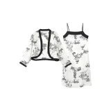Boat-Neck Camisole Vacation Relaxation 2 Pcs Clothing Sets