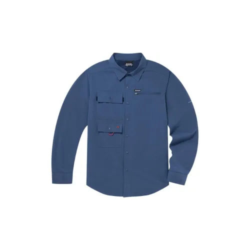 Columbia Shirts Men Blue