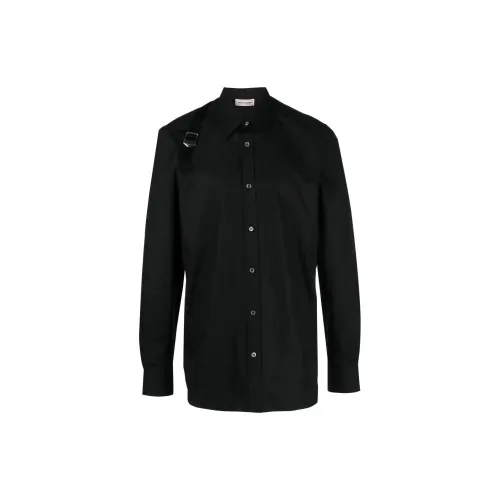 Alexander McQueen Shirts Men Black