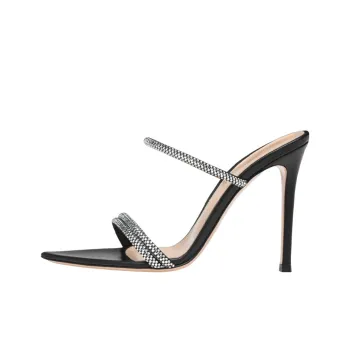 GIANVITO ROSSI Cannes 105mm Leather Sandals