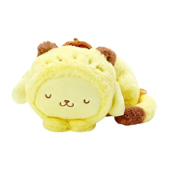 Sanrio Meow Healing Collection Pompompurin Dolls Plush Doll 18cm High-2