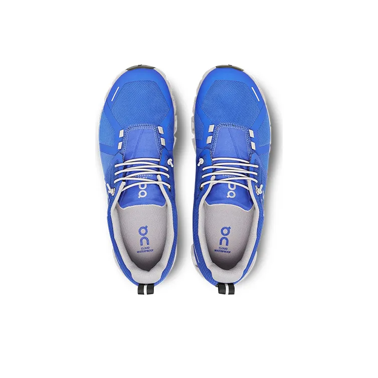 On Waterproof Abrasion Resistant Breathable Low Top Casual Shoes Women's Blue Gray-3