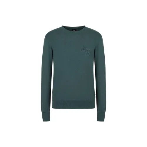 ARMANI EXCHANGE Sweaters Men Dark Green