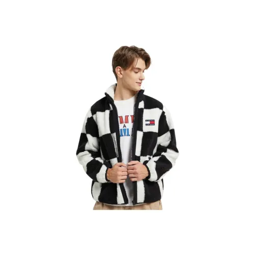 Tommy Hilfiger Velvet Jackets Men Black/White