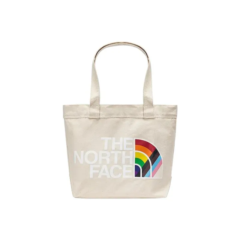 THE NORTH FACE Canvas Tote Bag, Shopping Bag, Canvas Bag, Handbag, Shoulder Bag Regular Unisex Ecru-0