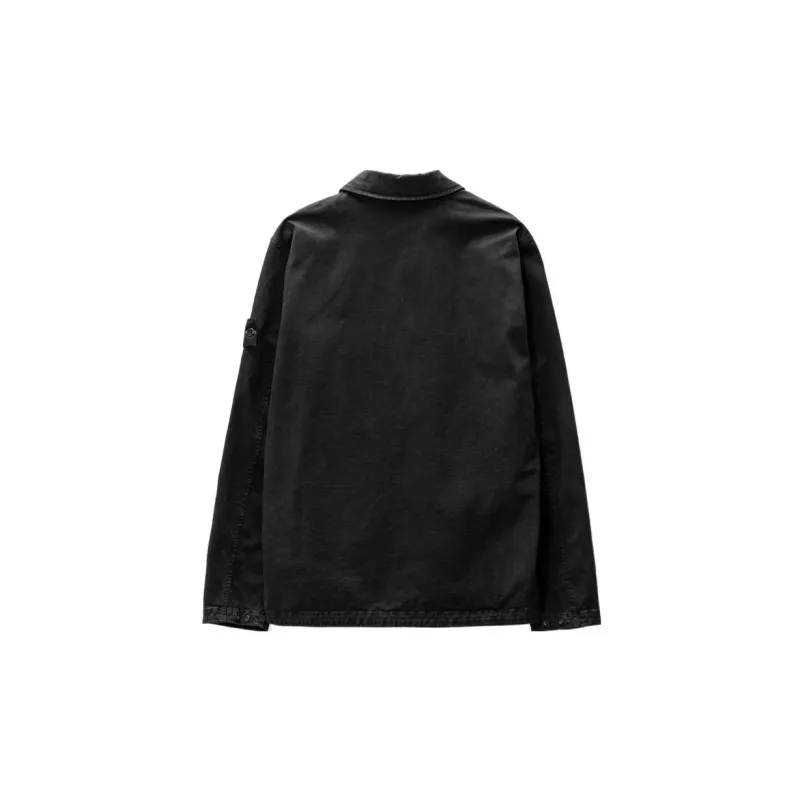 STONE ISLAND Jackets Coats Men's Black-1